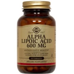 Solgar Ácido Alfa-Lipóico 600 mg - 50 Comprimidos: Seu Aliado Antioxidante Essencial no Brasil