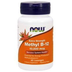 Now Foods Metil B-12 1000 mcg - 60 Pastilhas: Energia e Bem-Estar Celular no Brasil