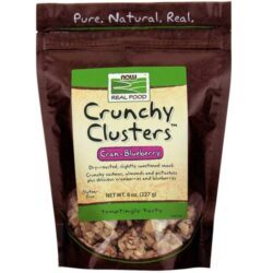 Now Foods Crunchy Clusters Cran-Blueberry Crocantes 255g - Snack Saudável e Delicioso