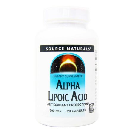 Source Naturals, Ácido Alfa-Lipóico 300 mg - 120 Cápsulas