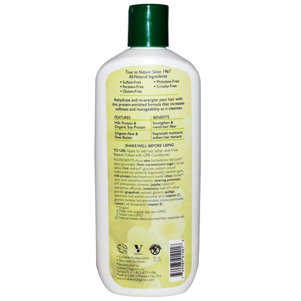 Aubrey Organics Shampoo GPB - Limpeza Suave e Revitalizante 325 ml - Imagem 2