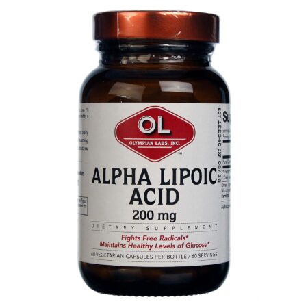 Olympian Labs Ácido alfa-lipóico 200 mg 60 Cápsulas Vegetarianas