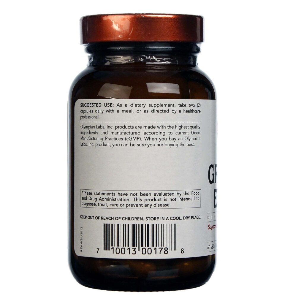Olympian Labs Extrato de Chá Verde 60 Cápsulas Vegetarianas: Antioxidação e Metabolismo Acelerado - Imagem 3