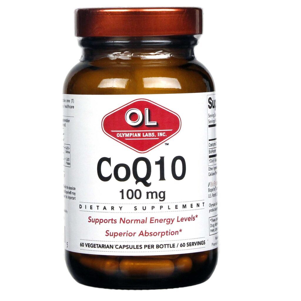 Olympian Labs Coenzima Q10 100mg - 60 Cápsulas Vegetarianas - Energia e Saúde Celular no Brasil