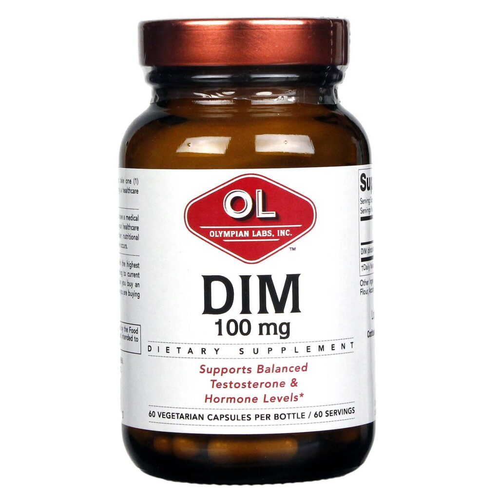 Olympian Labs DIM 100 mg - 60 Cápsulas Vegetarianas: Suporte ao Equilíbrio Hormonal e Bem-Estar