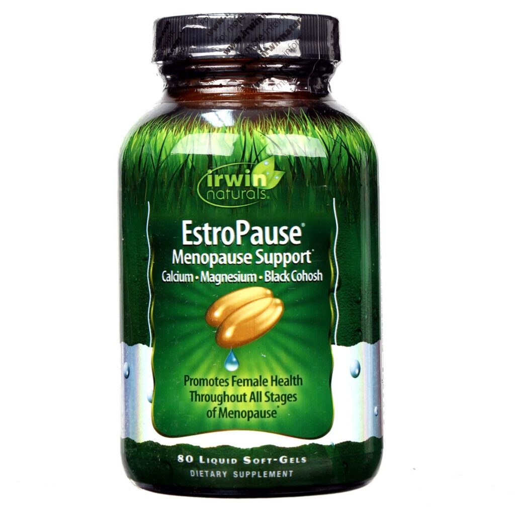 Irwin Naturals EstroPause Suporte Menopausa 80 Cápsulas Gel Líquido