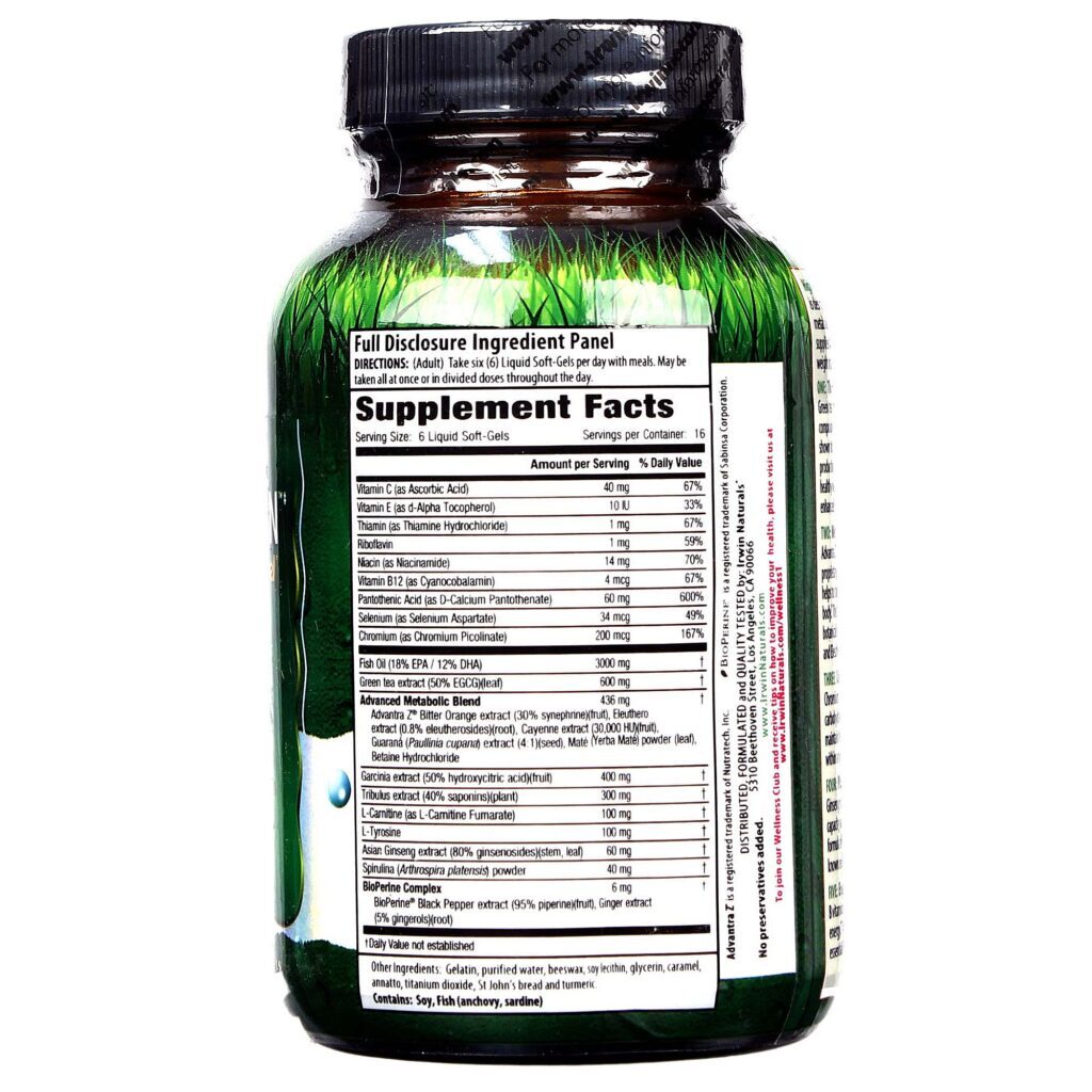 Irwin Naturals Ripped-Man™ Alta Performance - 100 Cápsulas em Gel: Potencialize Seus Treinos - Imagem 2