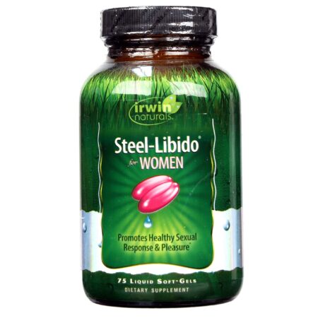 Irwin Naturals, Steel-Libido para Mulheres - 75 Cápsulas em Gel