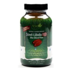Irwin Naturals Steel-Libido RED Impulso Óxido Nítrico 75 Cápsulas em Gel