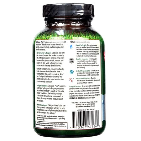 Irwin Naturals, Collagen-Pure® 400 mg - 80 Cápsulas em Gel - Image 3