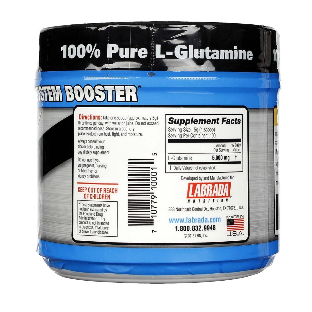 GlutaLean™ Labrada Nutrition 500g: Glutamina Pura para Recuperação Muscular e Imunidade - Imagem 2