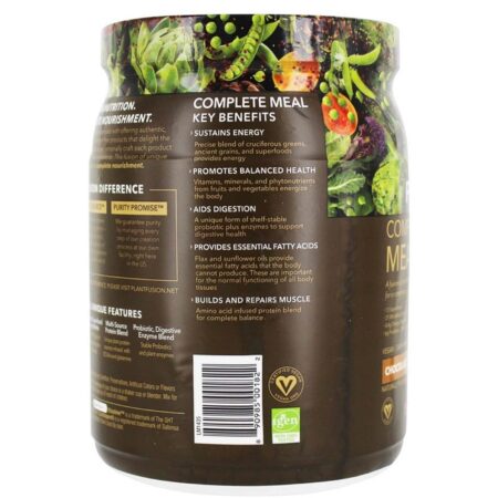 Plantfusion, Proteína Vegetal Refeição Completa, Sabor Caramelo e Chocolate - 455 g (1 lb) - Image 4