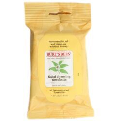 Lenços de Limpeza Facial Burt's Bees 10 Unidades - Pele Revitalizada