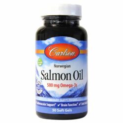 Carlson Labs Óleo de Salmão da Noruega 1000mg - 50 Cápsulas em Gel