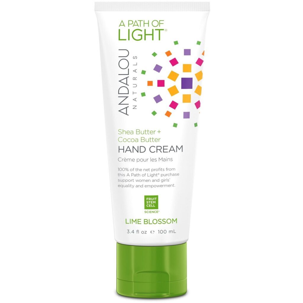Andalou Naturals Creme para Mãos Lima Blossom 100 ml - Hidratação Intensa e Nutrição Profunda