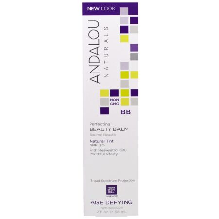 Andalou Naturals, Bálsamo da Beleza Anti-Idade, FPS 30 - Matiz Natural - 58 ml (2 fl oz)