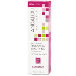 Andalou Naturals 1000 Roses® Óleo de Beleza Marroquina 30ml para Pele Sensível