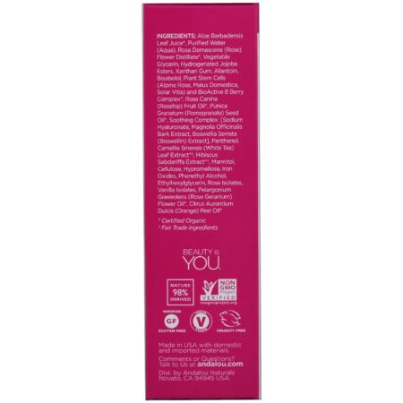 Andalou Naturals 1000 Roses Pearl Exfoliator, Sensível - 2 oz - Image 2