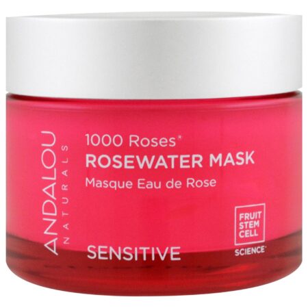 Andalou Naturals, Máscara de Água de Rosas, Pele Sensível - 50 g (1.7 oz) - Image 3