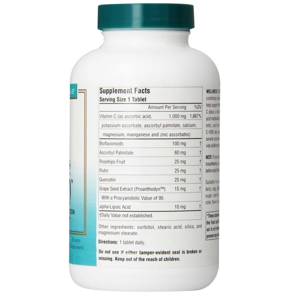 Source Naturals Wellness C-1000™ Vitamina C + Nutrientes - 200 Comprimidos: Energia e Imunidade para o Dia a Dia Brasileiro - Imagem 2