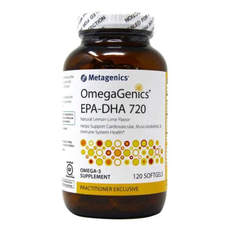 Metagenics OmegaGenics EPA-DHA 720 - Lemon Lime - 120 Cápsulas em Gel