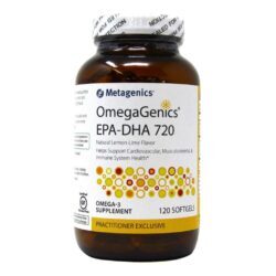 Metagenics OmegaGenics EPA-DHA 720 - Limão e Limão - 120 Cápsulas em Gel