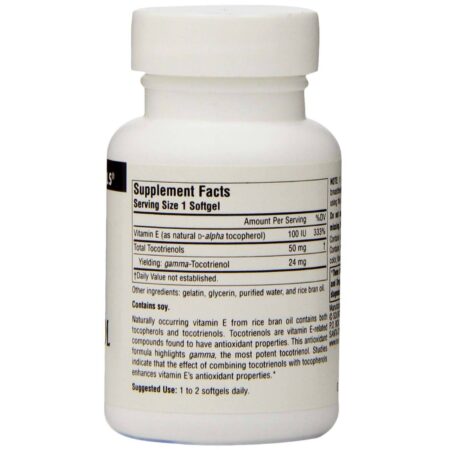 Source Naturals Tocotrienol Complexo Antioxidante 30 Cápsulas - Image 2