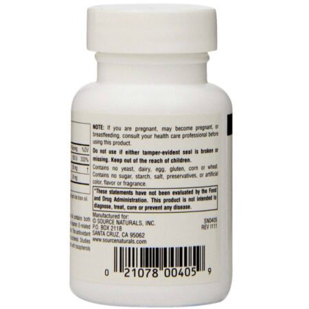 Source Naturals Tocotrienol Complexo Antioxidante 30 Cápsulas: Proteção Celular e Vitalidade - Saúde no Brasil - Imagem 3