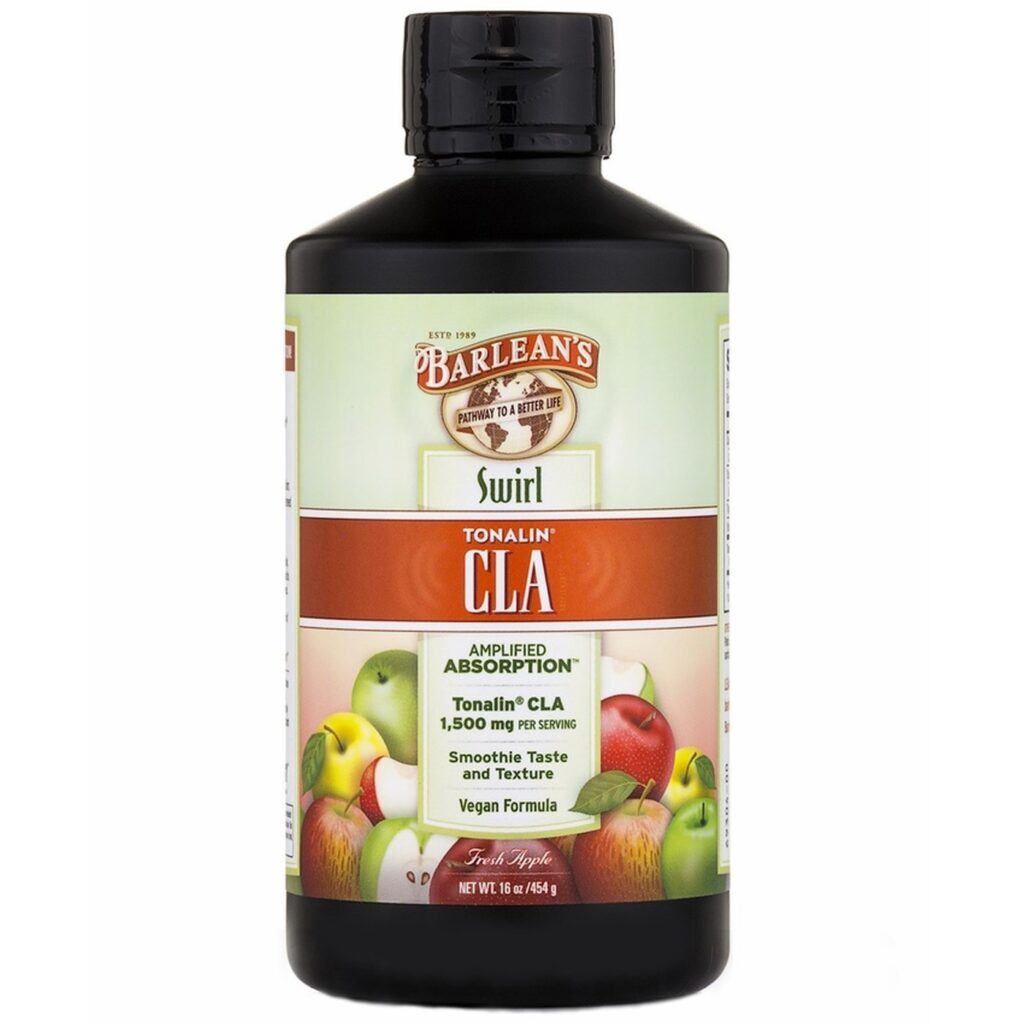 Barlean's Tonalin® CLA Sabor Maçã Fresca - 454g (16 oz) - Auxílio ao Metabolismo e Controle de Peso