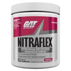 GAT Nitraflex Pré-Treino Fruit Punch - 300g: Energia Explosiva e Foco Intenso