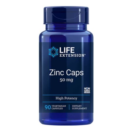 Life Extension, Zinco 50 mg - 90 Cápsulas Vegetarianas