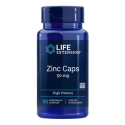 Life Extension Zinco 50 mg - 90 Cápsulas Vegetarianas: Imunidade e Saúde Completa
