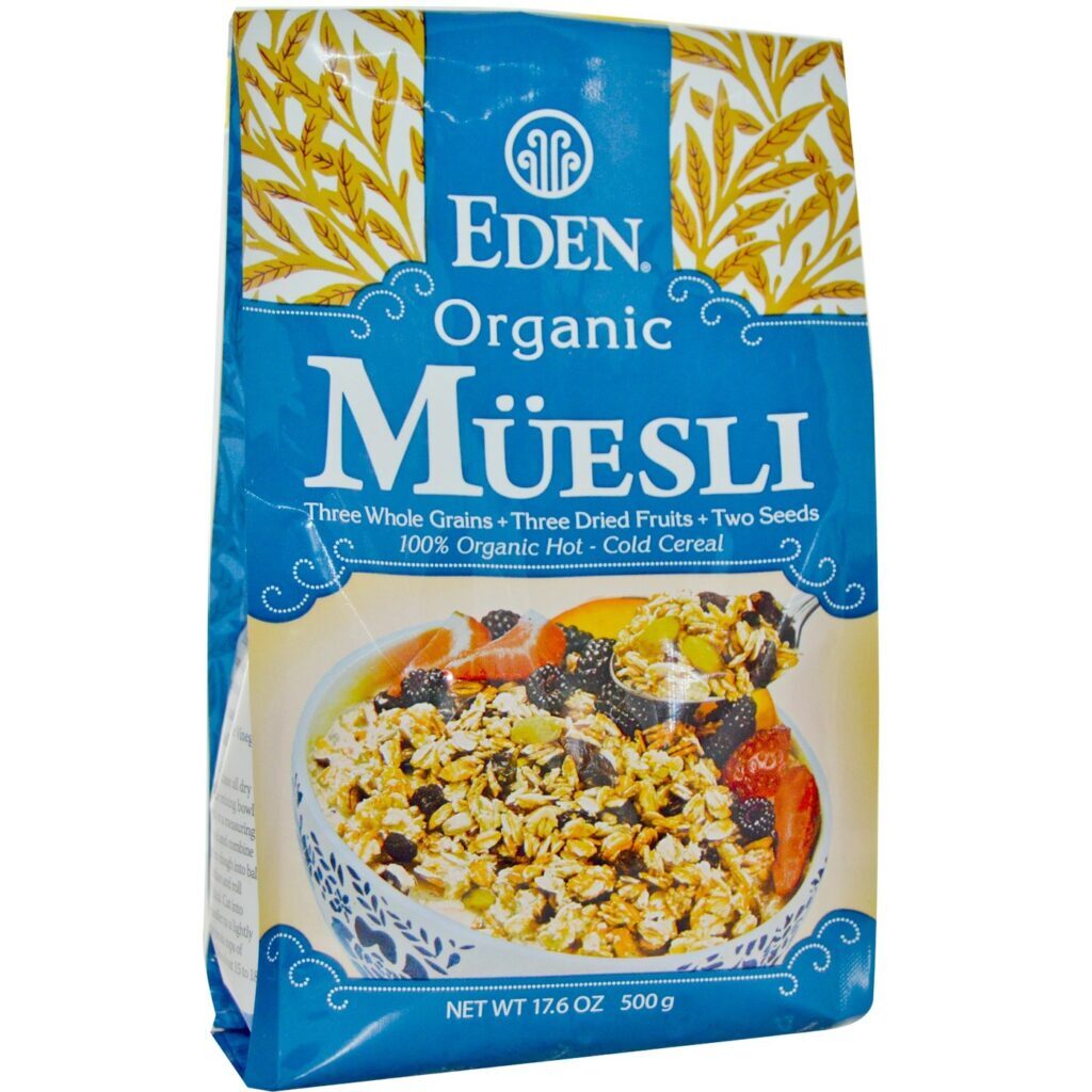 Eden Foods Muesli Orgânico - 500g: Energia e Nutrição Natural para o Seu Dia