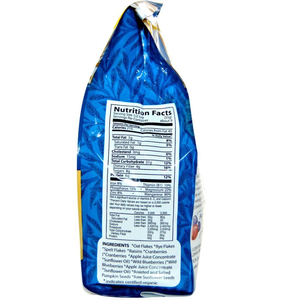 Eden Foods Muesli Orgânico - 500g: Energia e Nutrição Natural para o Seu Dia - Imagem 2