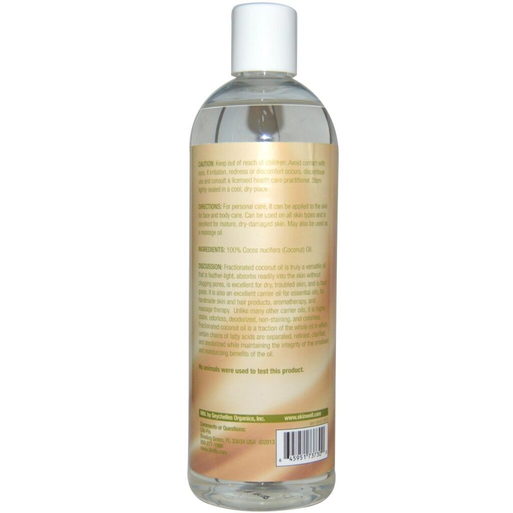 Life-Flo Óleo de Coco Fracionado 473ml: Pureza e Versatilidade para sua Rotina - Imagem 2