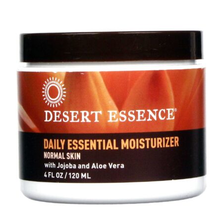 Desert Essence, Hidratante Facial Diário Essencial - 4 oz (120mL)