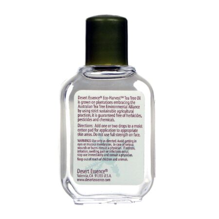 Desert Essence, Óleo da árvore do chá de colheita ecológica - 30 mL (1 oz) - Image 2