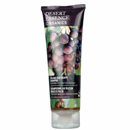 Desert Essence, Shampoo Orgânico - Uvas Vermelhas Italianas - 8 fl oz (237mL)