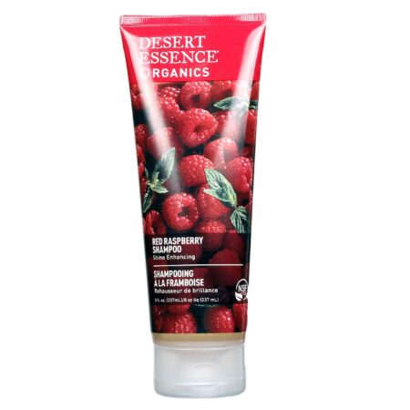 Desert Essence, Shampoo Orgânico, Framboesa Vermelha - 237 ml