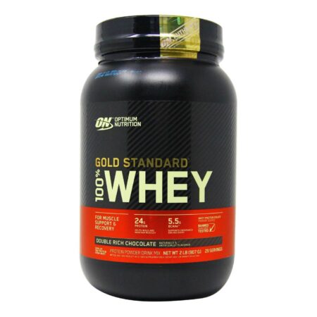 100% Whey Proteína Optimum Nutrition Double Rich Chocolate 2 lbs / 909 g