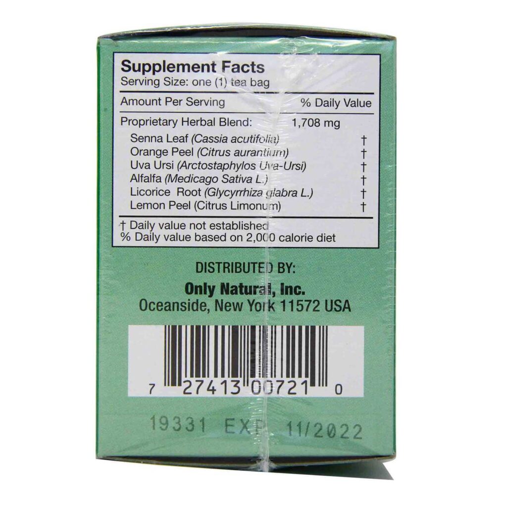 Only Natural Chá de Ervas Dietético - 24 Saquinhos de Chá para Controle de Peso - Imagem 3