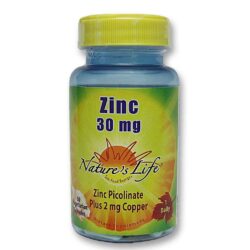 Nature's Life Zinco 30mg - 50 Cápsulas Vegetarianas: Sua Imunidade Fortalecida