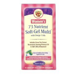 Nature's Secret 73 Nutrientes Femininos - 60 Cápsulas Líquidas para Bem-Estar Hormonal
