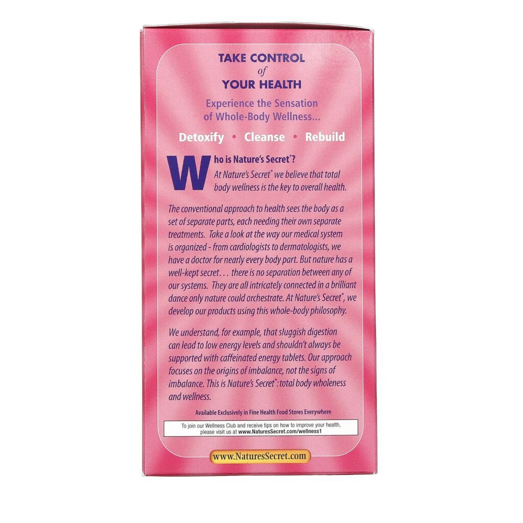 Nature's Secret 73 Nutrientes Femininos - 60 Cápsulas Líquidas para Bem-Estar Hormonal - Imagem 4