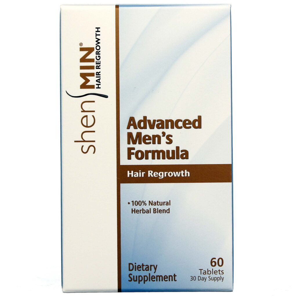 Shen Min Bio-Tech Fórmula Avançada Nutrientes Cabelo Masculino 60 Comprimidos