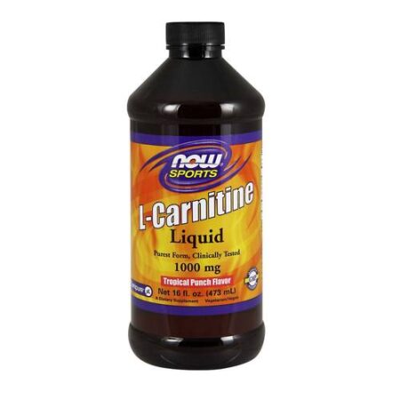 Now Foods, L-Carnitina Líquida 1000 mg - 473 ml