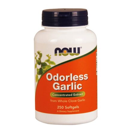 Now Foods, Odorless Garlic (Alho Inodoro) - 250 Cápsulas