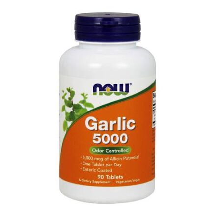 Now Foods, Garlic (Alho) 5000 - 90 Comprimidos