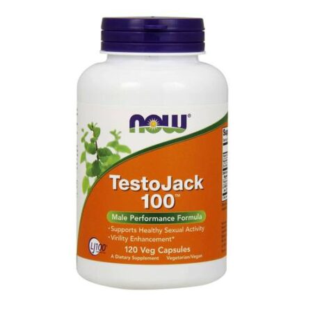 Now Foods, TestoJack 100™ - 120 Cápsulas Vegetarianas