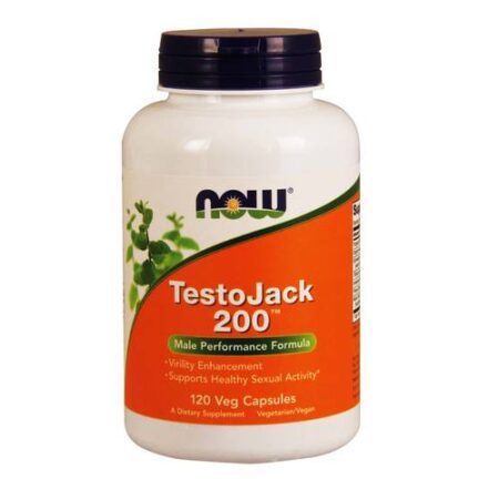 Now Foods, TestoJack 200™ - 120 Cápsulas Vegetarianas